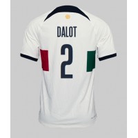 Portugali Diogo Dalot #2 Vieraspaita MM-kisat 2022 Lyhythihainen